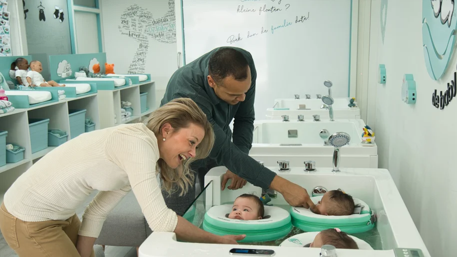 wie mogen er mee komen naar de baby spa