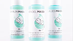 Alle soorten massageoliën van De Baby Spa
